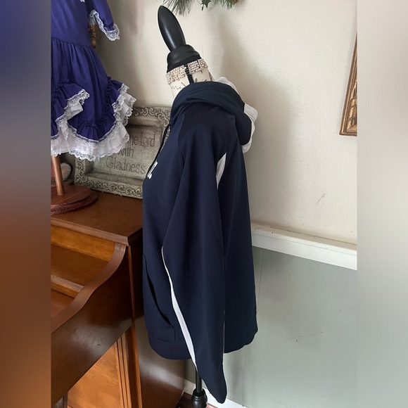 Nike Dry Therma Fit Navy Just Do It Hoodie - Picture 3 of 6